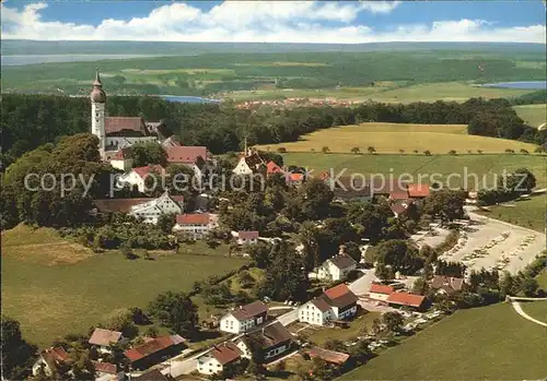 Andechs Kloster am Ammersee Fliegeraufnahme Kat. Andechs