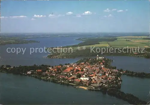 Ratzeburg Inselstadt Naturpark Lauenburgische Seen Fliegeraufnahme Kat. Ratzeburg