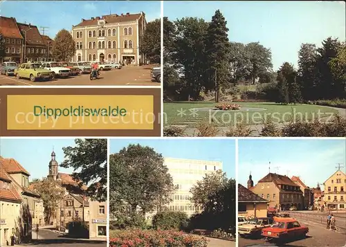 Dippoldiswalde Osterzgebirge Platz des Friedens VdN Ehrenhain Clemens Holzschuh Ingenieurschule Platz der Jugend Kat. Dippoldiswalde