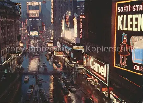 New York City Times Square at night / New York /