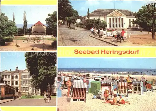 Heringsdorf Ostseebad Usedom Strand Kulturhaus  Kat. Heringsdorf