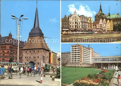 Rostock Mecklenburg Vorpommern Steintor Interhotel Warnow Kat. Rostock