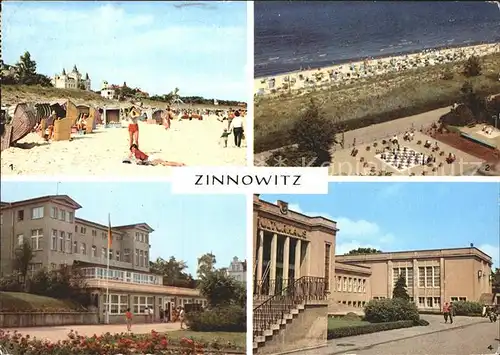 Zinnowitz Ostseebad Strand Sportanlagen Haus Schmirgal Kulturhaus