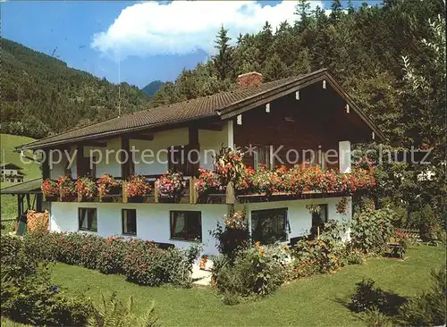 Weissbach Alpenstrasse Gaestehaus Rieder Kat. Schneizlreuth