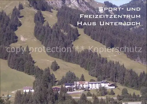 Bad Hindelang Sport und Freizeitzentrum Haus Unterjoch Kat. Bad Hindelang