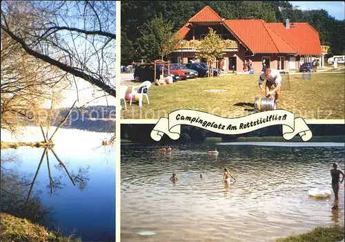 Stendenitz Campingplatz am Rottstielfliess Kat. Neuruppin