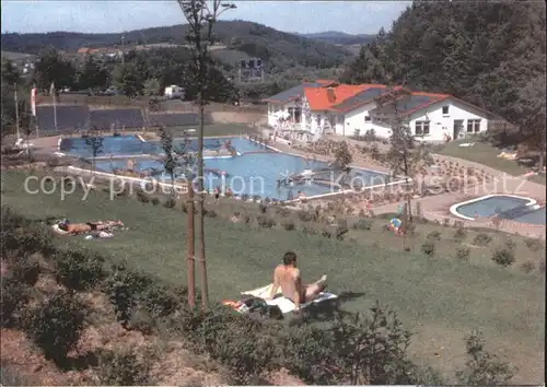 Kirchheim Hessen Freizeit und Erlebnisbad Campingplatz Seepark Kat. Kirchheim