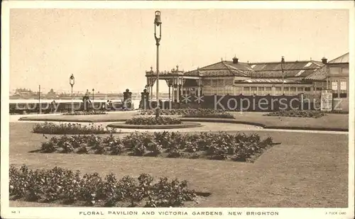 New Brighton Flintshire Floral Pavilion Victoria Gardens Kat. Flintshire