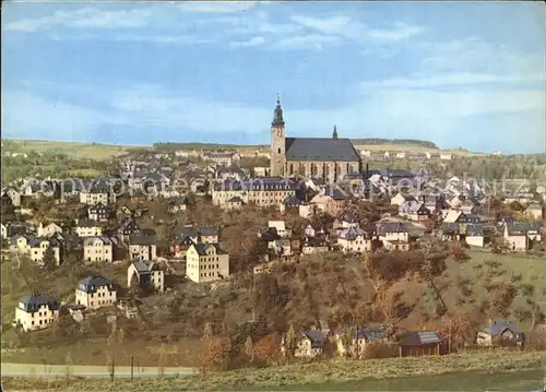 Schneeberg Erzgebirge Stadtansicht Kat. Schneeberg