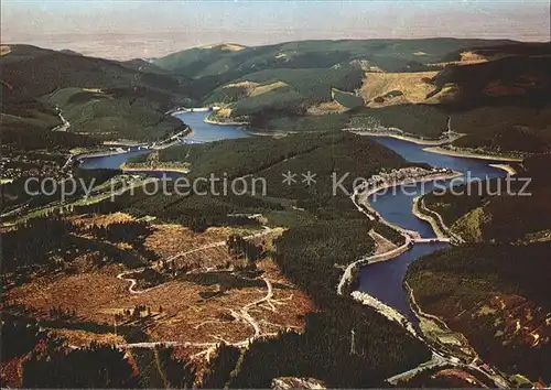 Schulenberg Oberharz Fliegeraufnahme Ockertalsperre Kat. Schulenberg im Oberharz