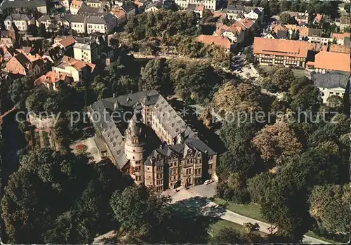 Detmold Residenzschloss Fliegeraufnahme Kat. Detmold