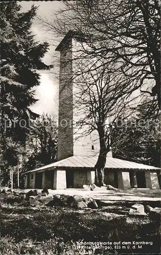 Selb Schoenburgwarte auf dem Kornberg Fichtelgebirge Kat. Selb