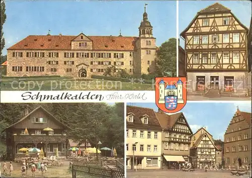 Schmalkalden Schloss Wilhelmsburg Lutherhaus HOG Ehrental Altmarkt Kat. Schmalkalden