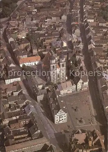 Wittenberg Lutherstadt Fliegeraufnahme Kirchenpartie Kat. Wittenberg