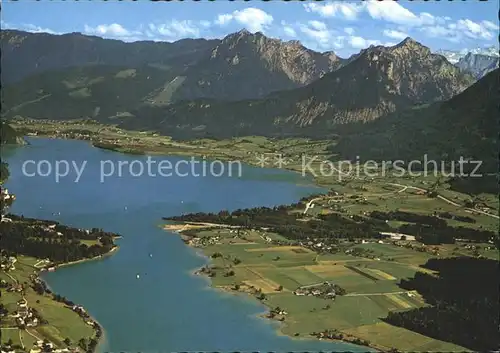 St Wolfgang Salzkammergut Fliegeraufnahme Wolfgangsee Kat. St. Wolfgang im Salzkammergut