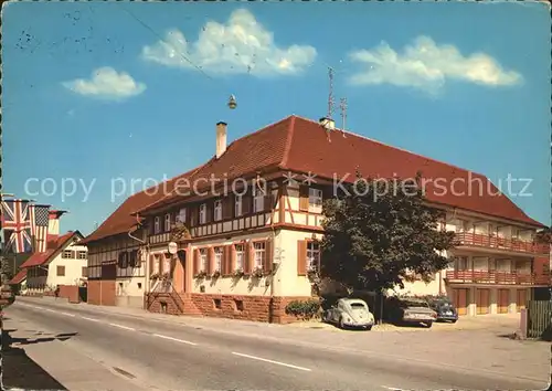 Biberach Baden Gasthaus Pension Schwarzer Adler Kat. Biberach Kinzigtal