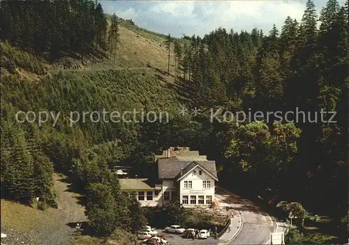 Schulenberg Oberharz Cafe Okerterrasse Kat. Schulenberg im Oberharz