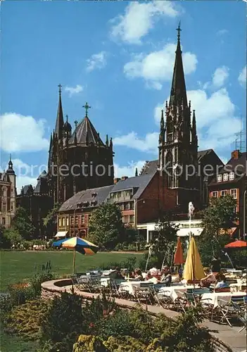 Aachen Elisenbrunnen Dom  Kat. Aachen