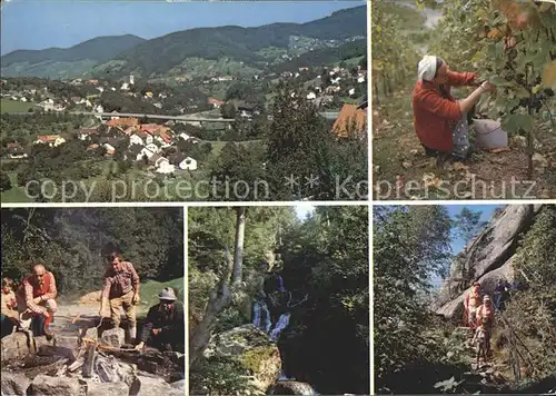 Buehlertal Trauben Wasserfall  Kat. Buehlertal