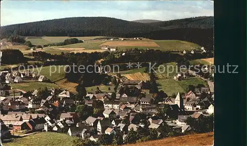 Usseln Panorama Hoehenluftkurort Wintersportplatz Kat. Willingen (Upland)