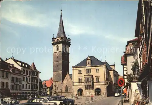 Obernai Bas Rhin Kappelturm Hotel de Ville  Kat. Obernai