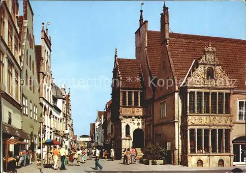 Lemgo Rathaus Rathauslaube Oberstock Kornherrenstube  Kat. Lemgo