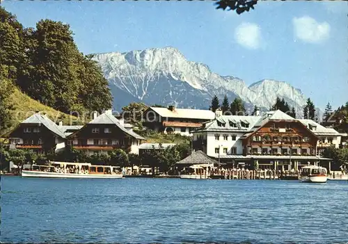 Koenigsee Berchtesgaden Seelaende Untersberg 