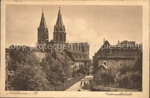 Muehlhausen Thueringen Untermarktkirche Kat. Muehlhausen Thueringen