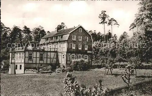 Michelstadt Gasthaus Pension Waldhorn Kat. Michelstadt