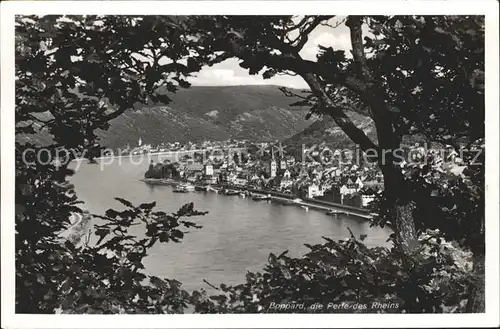 Boppard Rhein Teilansicht Kat. Boppard