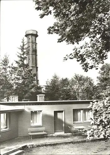 Altenberg Dippoldiswalde Bergbaude und Aussichtsturm auf dem Geisingberg Kat. Altenberg