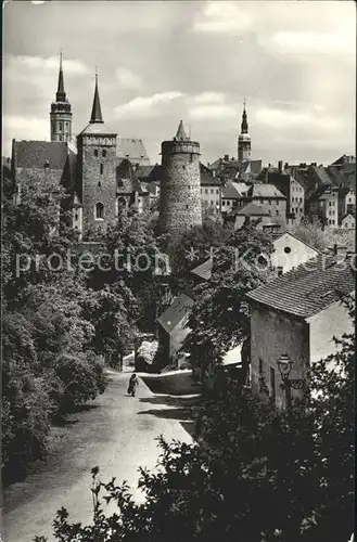 Bautzen Blick vom Schalenweg Kat. Bautzen