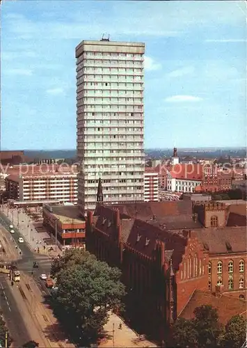 Frankfurt Oder Blick vom Hochhaus Gubenerstrasse Kat. Frankfurt Oder