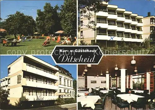 Bad Honnef Kur  und Gaestehaus Ditscheid Kat. Bad Honnef