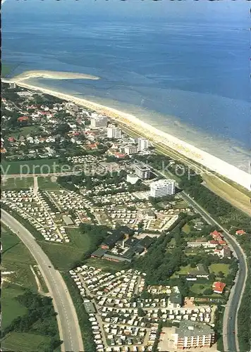 Cuxhaven Nordseebad Fliegeraufnahme Kat. Cuxhaven