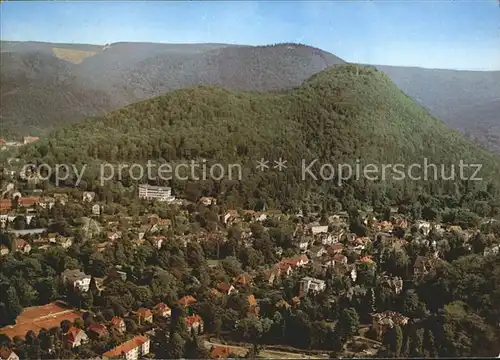 Bad Harzburg Fliegeraufnahme Sanatorium Burgberg  Kat. Bad Harzburg