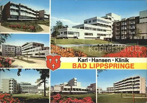 Bad Lippspringe Karl Hansen Klinik Kat. Bad Lippspringe