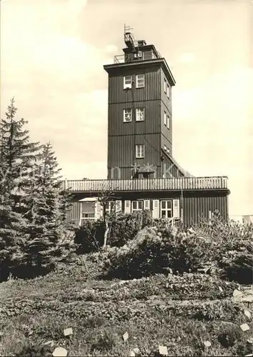 Oberwiesenthal Erzgebirge Wetterwarte Fichtelberg  Kat. Oberwiesenthal