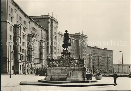 Leipzig Magdebrunnen Rossplatz  Kat. Leipzig