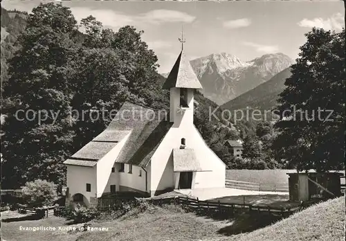 Ramsau Berchtesgaden Evangelische Kirche  Kat. Ramsau b.Berchtesgaden