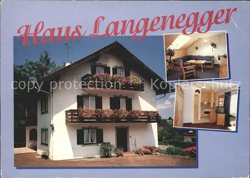 Bad Kohlgrub Haus Langenegger  Kat. Bad Kohlgrub