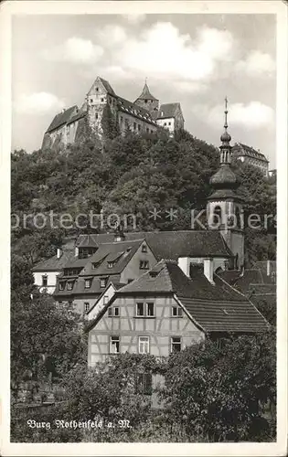 Rothenfels Unterfranken mit Burg Rothenfels Kat. Rothenfels