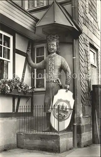 Neustadt Harz Roland am Ratskeller Kat. Neustadt Harz