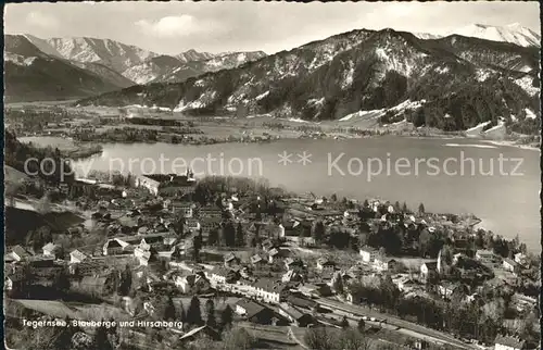 Tegernsee Blauberge Hirschberg Kat. Tegernsee