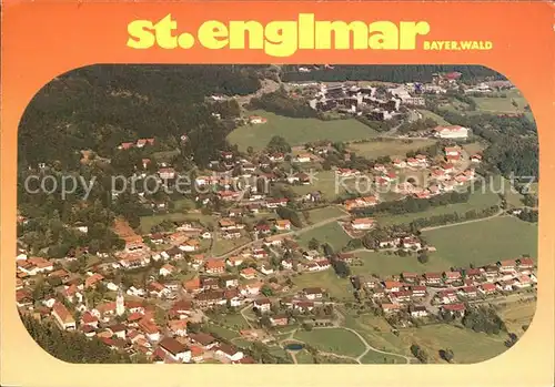 St Englmar Fliegeraufnahme Apart Hotel Predigtstuhl Kat. Sankt Englmar