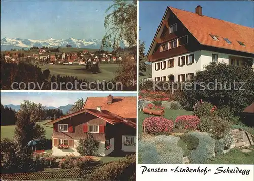 Scheidegg Allgaeu Pension Lindenhof  Kat. Scheidegg