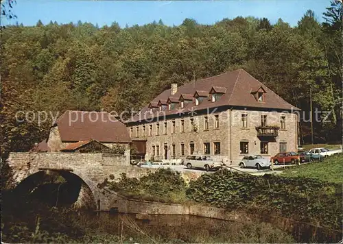 Lohr Main Gasthof Restaurant Buchenmuehle  Kat. Lohr a.Main