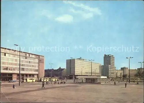 Leipzig Karl Marx Platz Hauptpost Hotel Deutschland  Kat. Leipzig