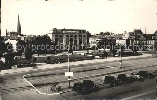 Muelhausen Elsass Bahnhofplatz Kat. Mulhouse