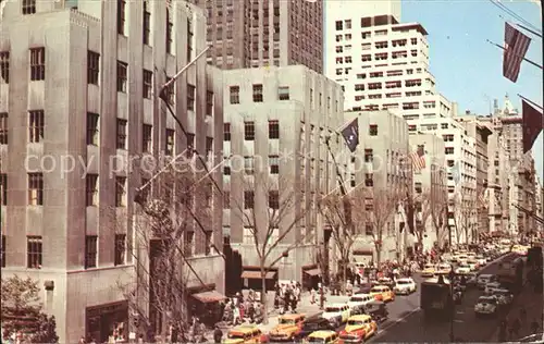 New York City Fifth Avenue Rockefeller Center District / New York /